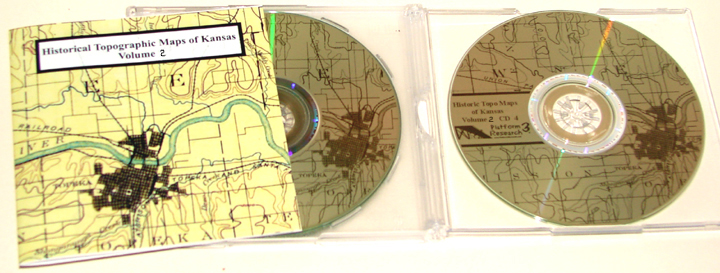 Historical Topo Maps of Kansas Vol. 2 CD set