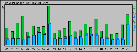 Hourly usage