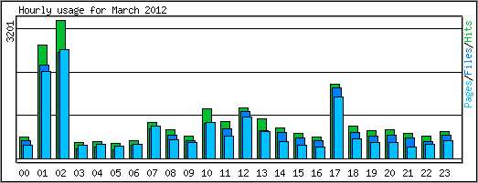 Hourly usage